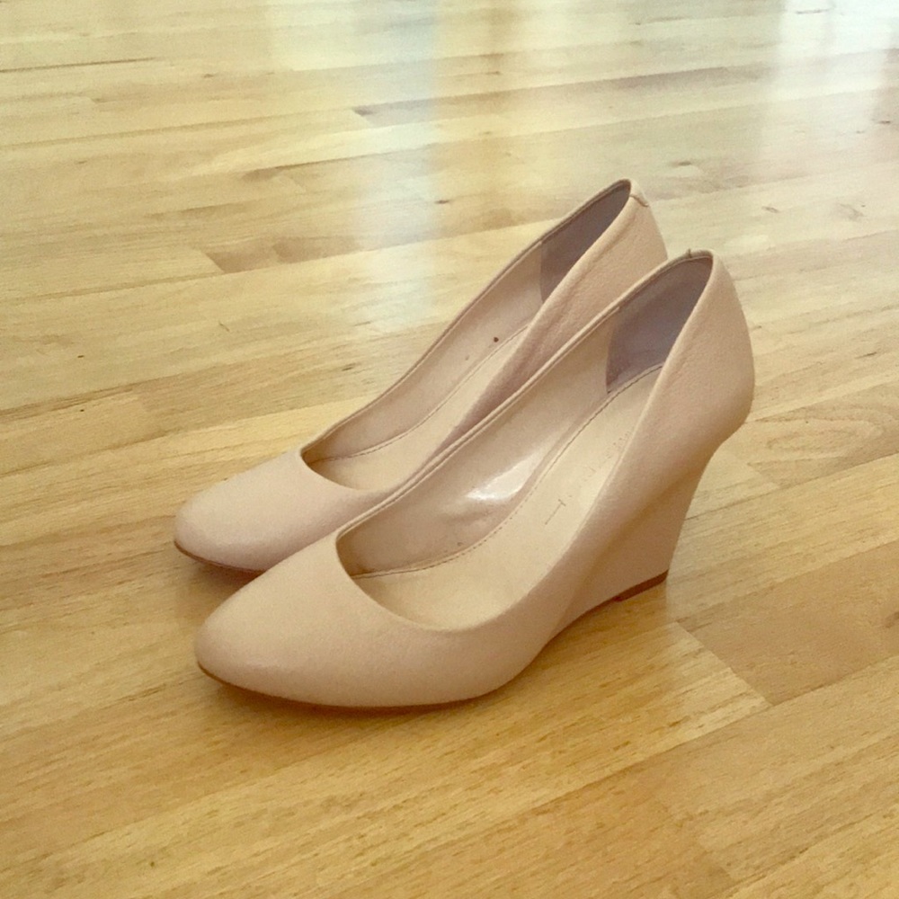 Banana Republic Wedges, Dusty Pink Leather